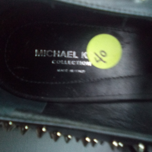 Michael Kors Black Spiked Women's Shoes - Picture 4 of 5